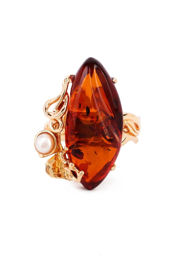 Кольцо серебряное Чувственная грация шир.  750, рис. 2