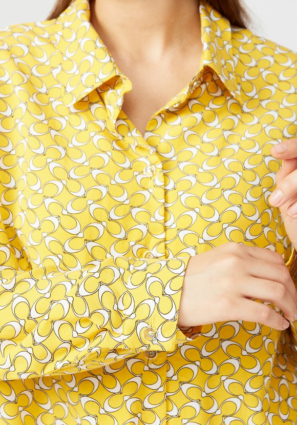 Блуза с отложным воротником на стойке шир.  580, рис. 5