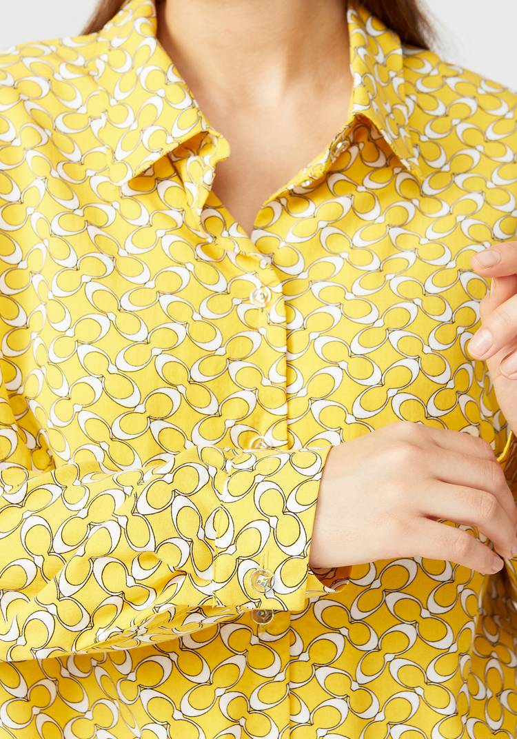 Блуза с отложным воротником на стойке шир.  750, рис. 5