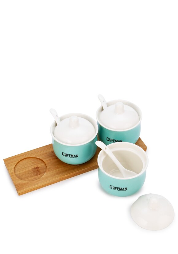 Набор керамической посуды на подставке шир.  580, рис. 2