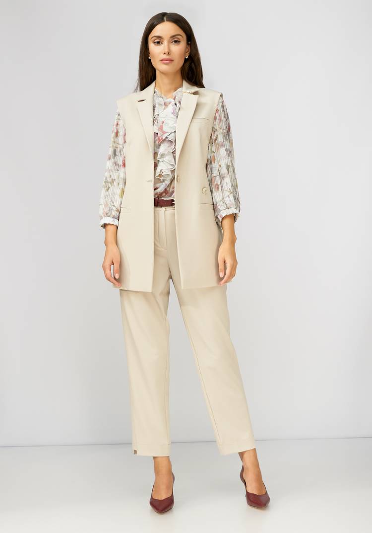 Жилет однобортный шир.  750, рис. 9