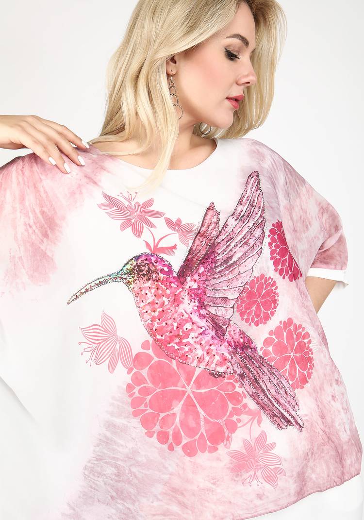 Блуза Яркий полет шир.  750, рис. 4