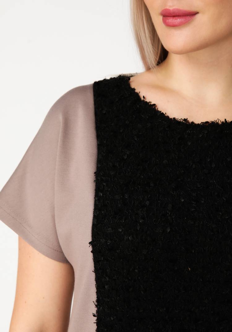 Туника с отделкой  по полочке Персефона шир.  750, рис. 8