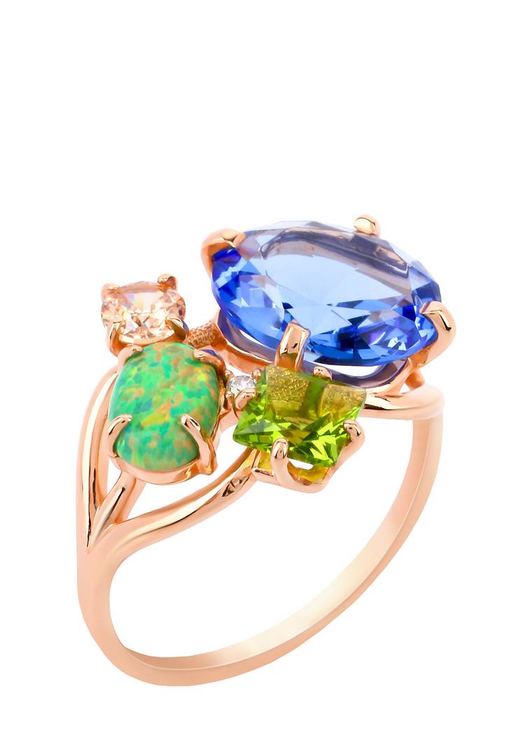 Кольцо серебряное Чудесное мгновение шир.  750, рис. 1