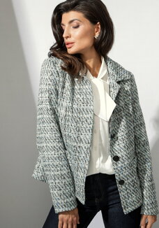 Пиджак с отложным воротником на подкладке