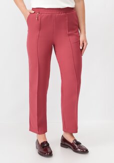 Брюки прямые с отсрочкой-стрелка