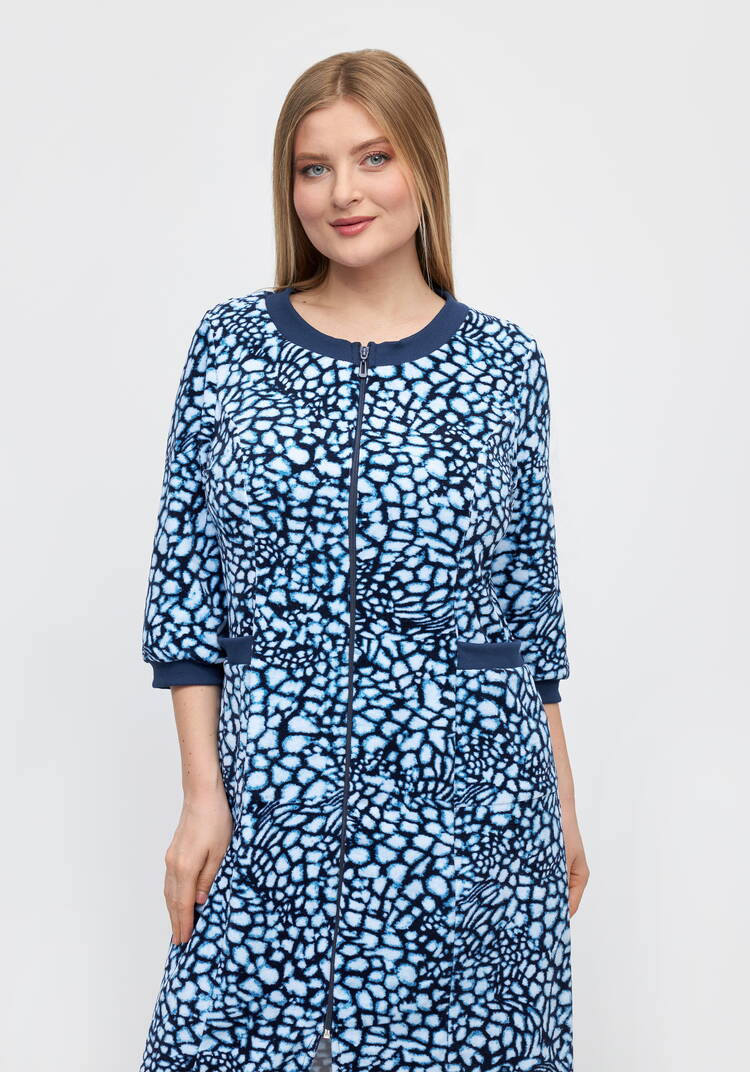 Халат велюровый Регина шир.  750, рис. 2