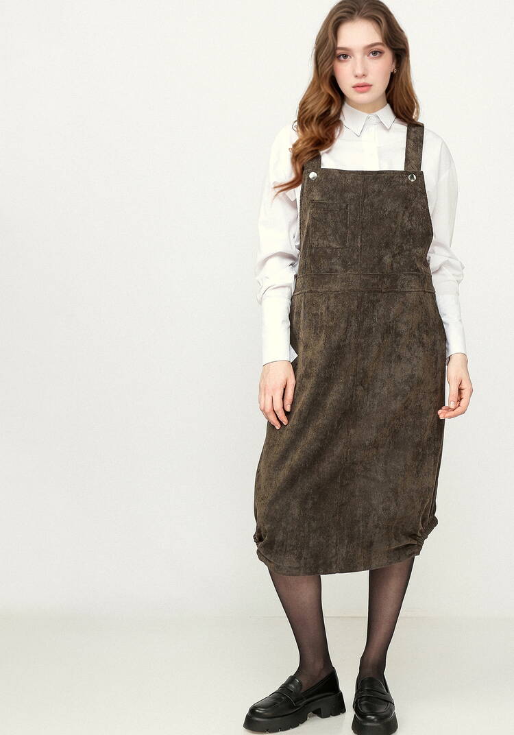 Сарафан из микровельвета на бретелях шир.  750, рис. 14