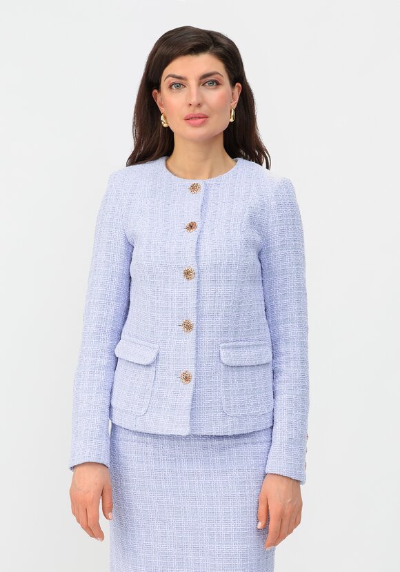 Жакет однобортный шир.  580, рис. 18