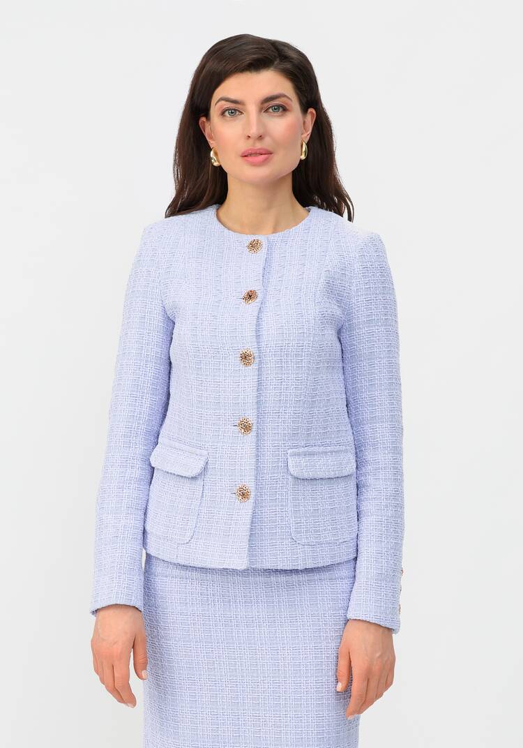 Жакет однобортный шир.  750, рис. 18