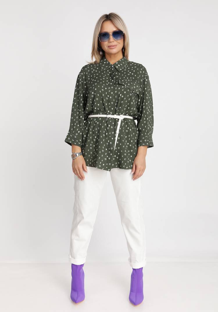 Блуза Дыхание природы шир.  750, рис. 4