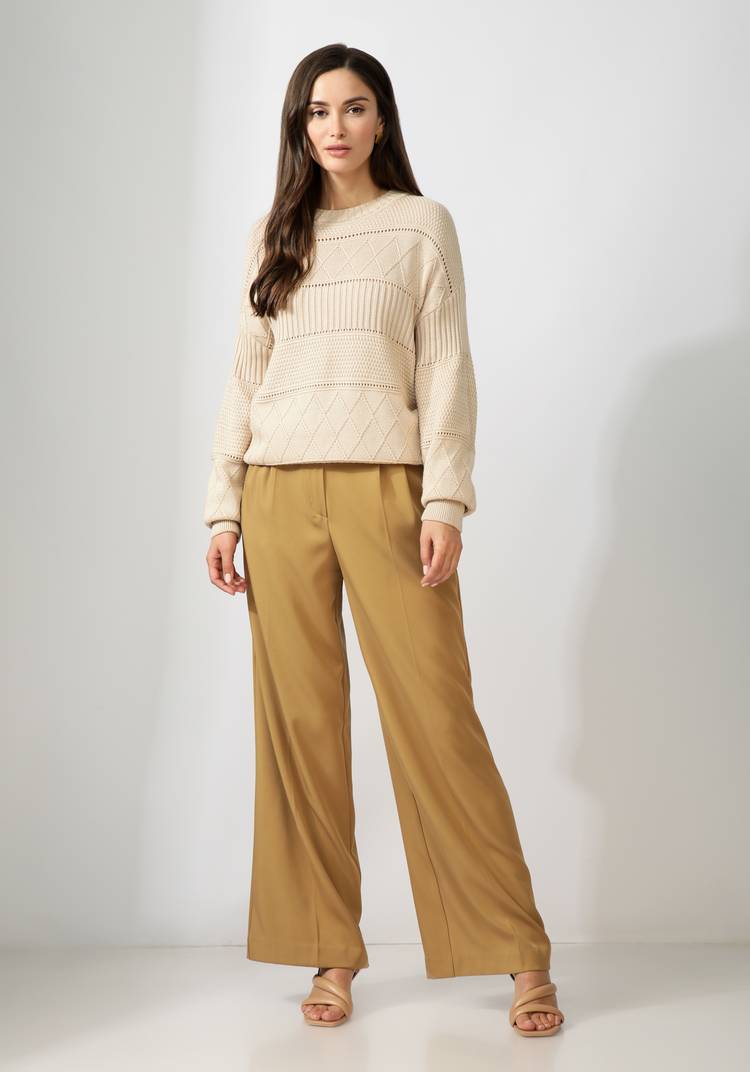 Джемпер женский со структурной вязкой шир.  750, рис. 22