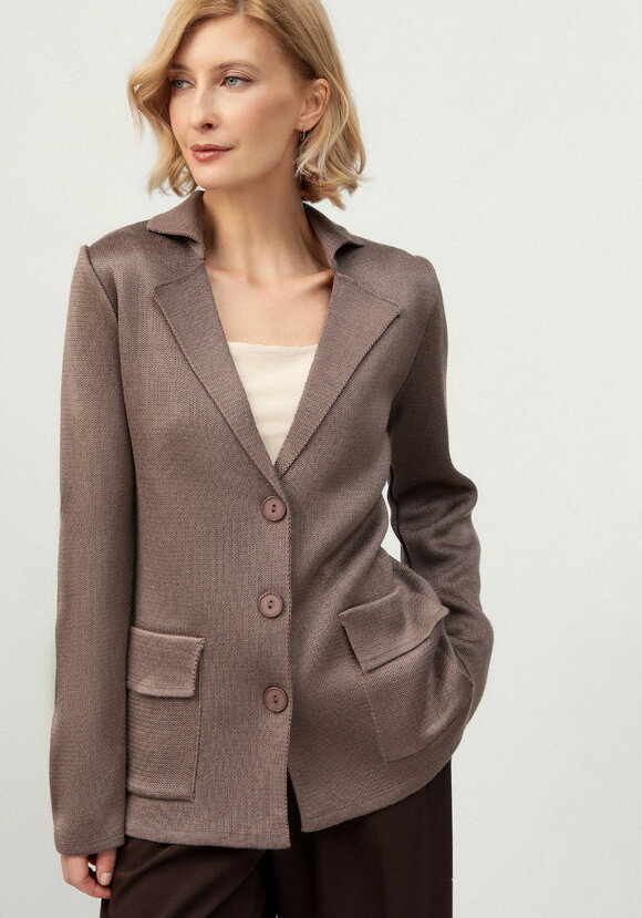 Пиджак с английским воротником шир.  580, рис. 9