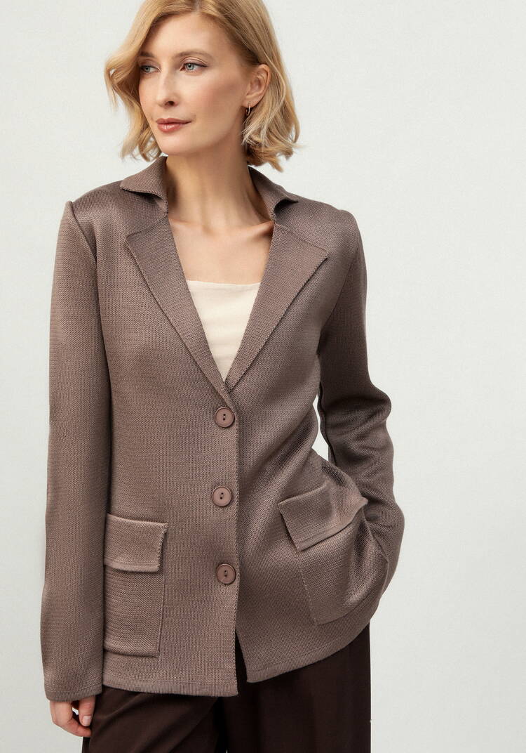 Пиджак с английским воротником шир.  750, рис. 9