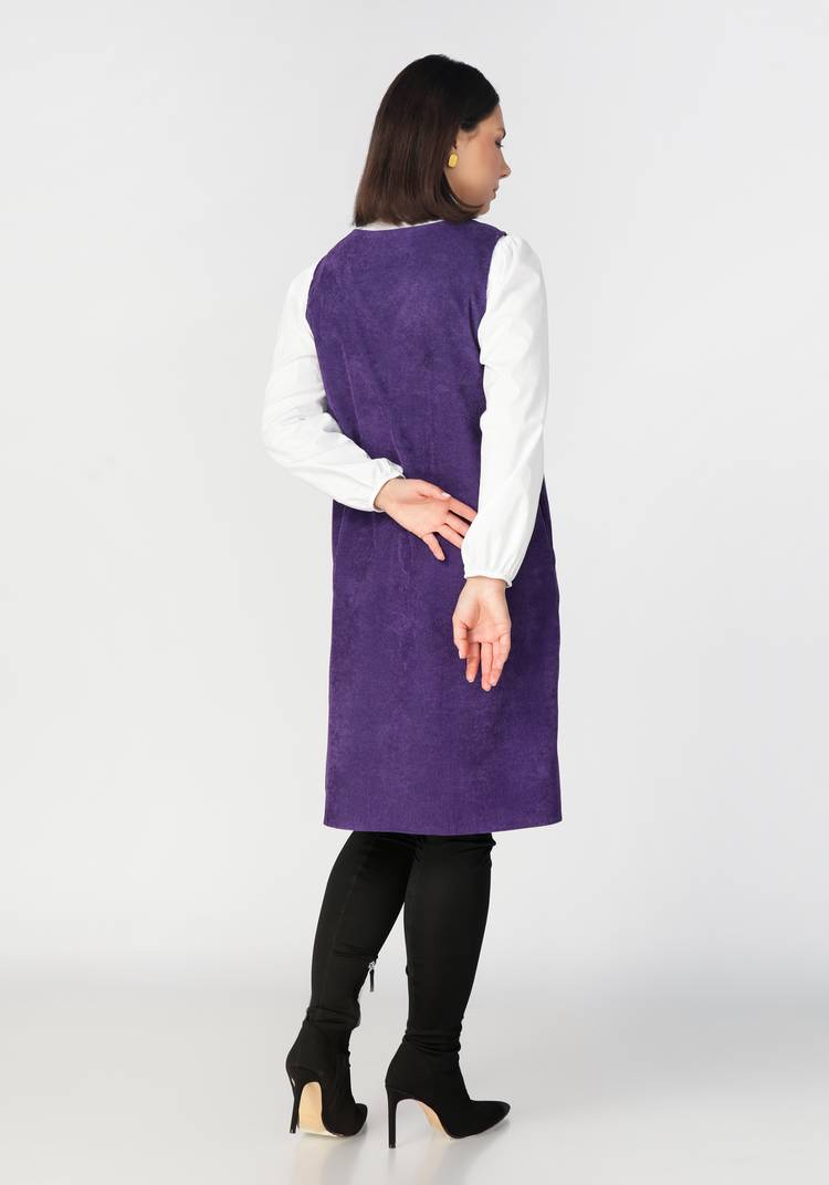 Сарафан вельветовый без застежек Маргарита шир.  750, рис. 24