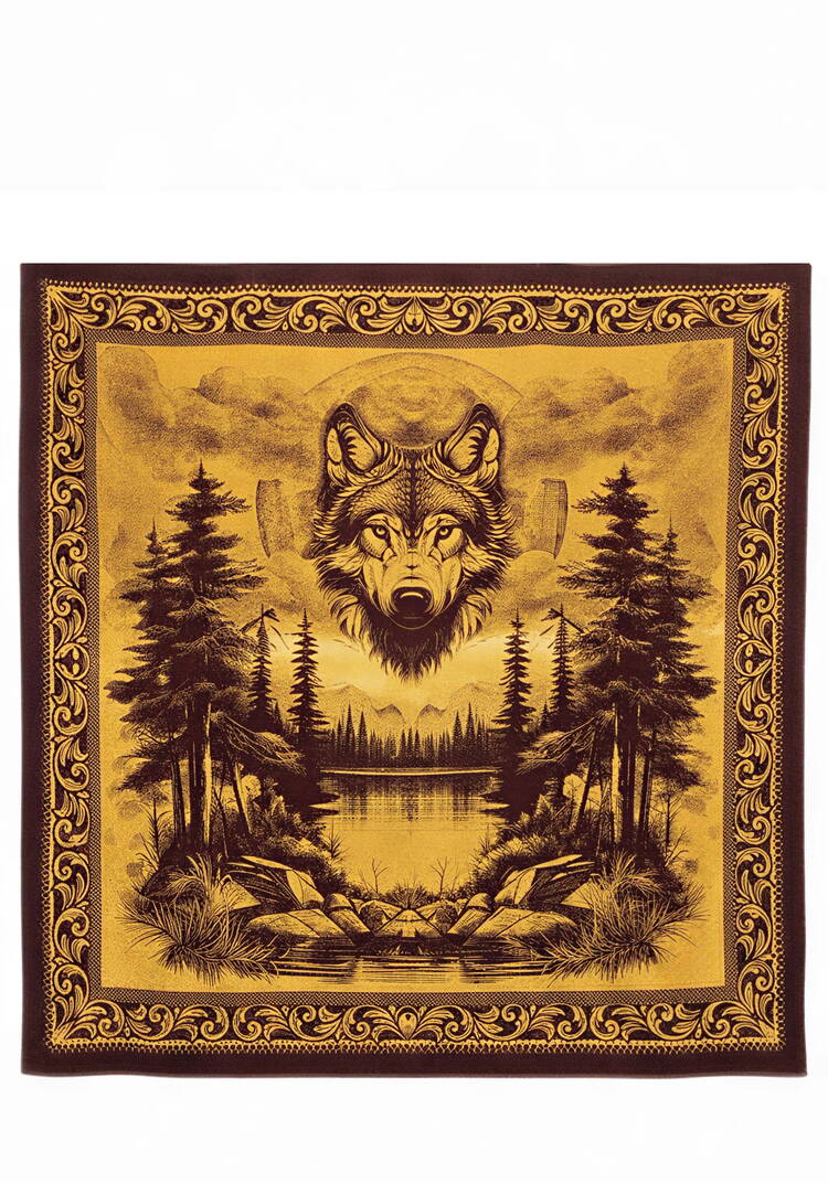 Простыня махровая Царь зверей шир.  750, рис. 8