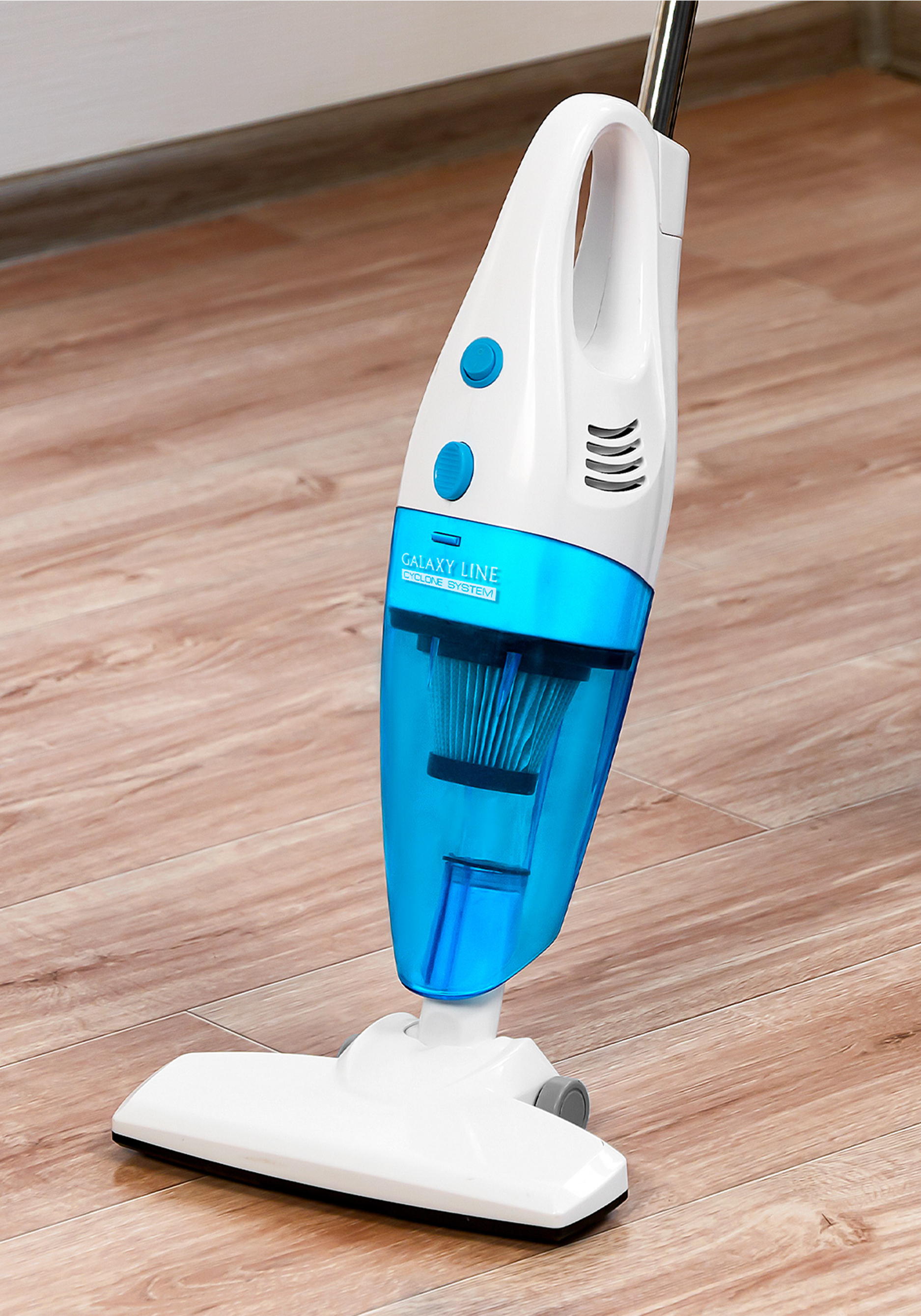 Вертикальный пылесос 2 в 1 Кристалл