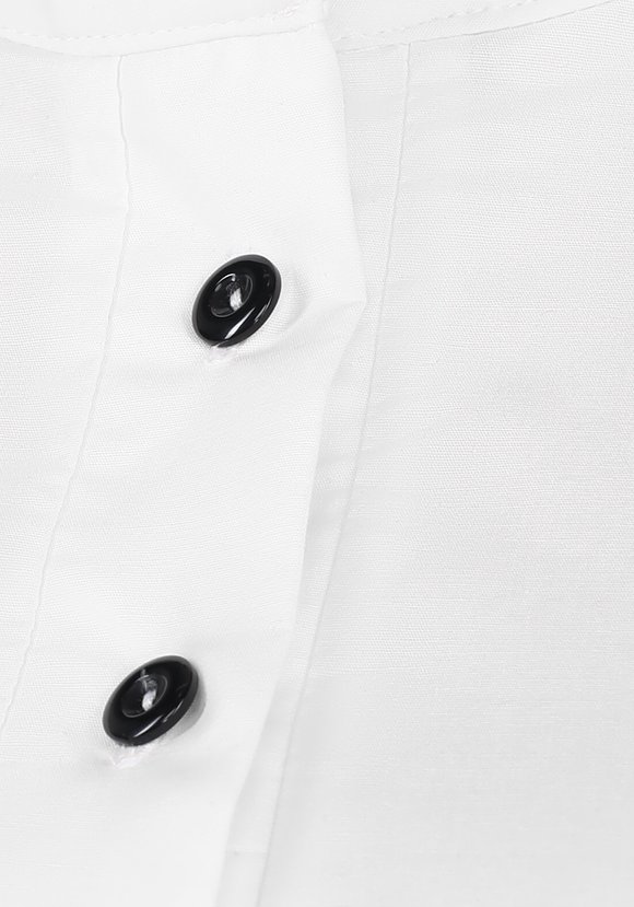 Блуза на пуговицах с воротником-стойкой шир.  580, рис. 3