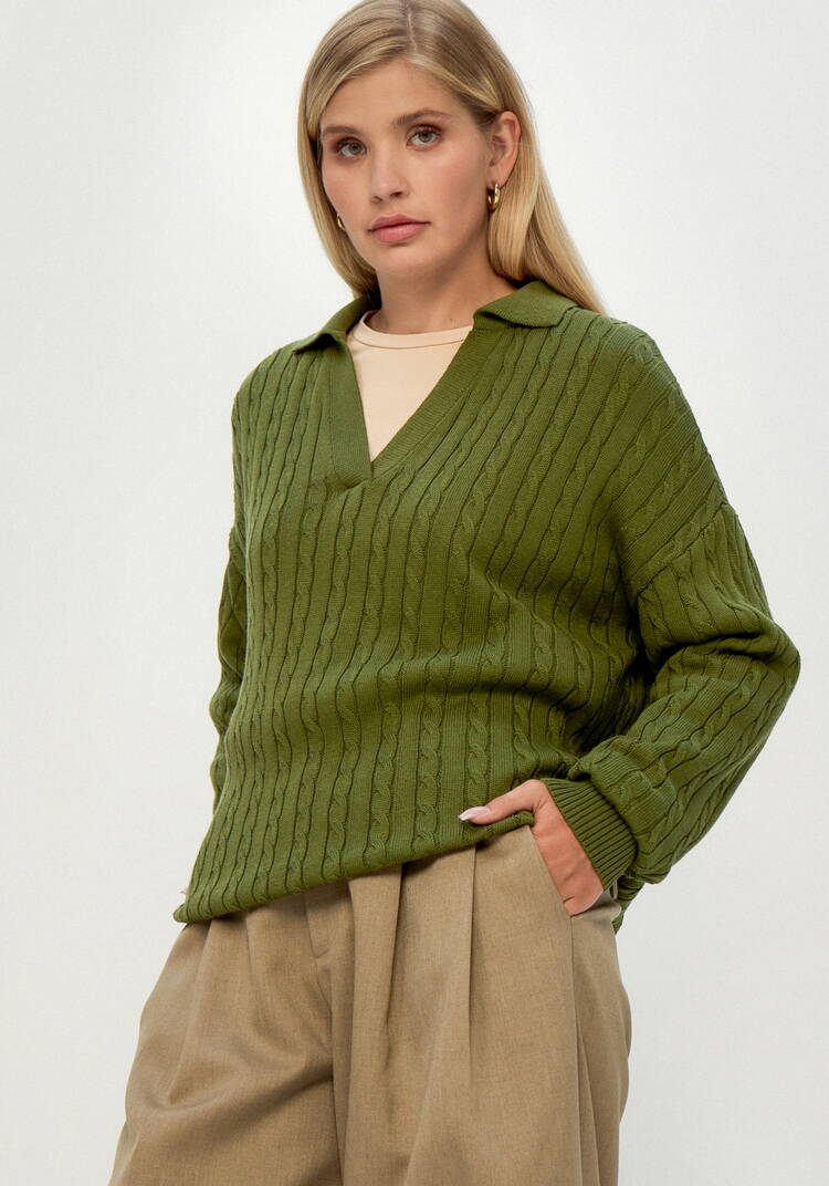 Джемпер с отложным воротником шир.  750, рис. 17