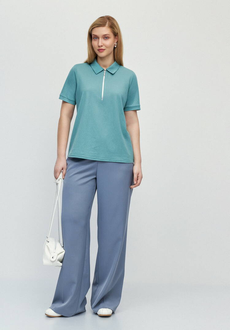 Поло на молнии Жанна шир.  750, рис. 18