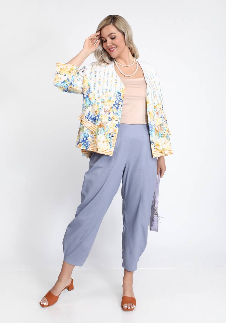 Брюки с рельефными вставками шир.  750, рис. 3