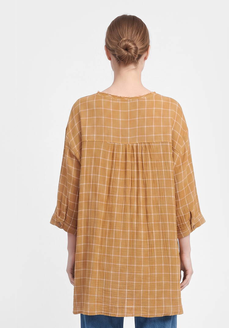 Туника из муслина с манжетами шир.  750, рис. 8