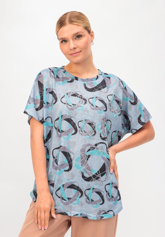 Футболка со стразами Фиби шир.  580, рис. 6