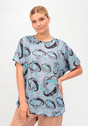 Футболка со стразами Фиби