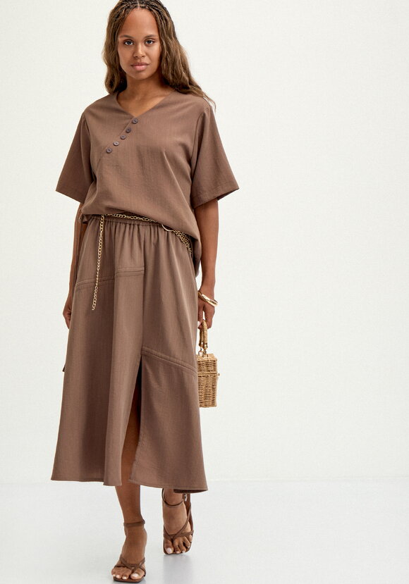 Блуза  свободного кроя шир.  580, рис. 2