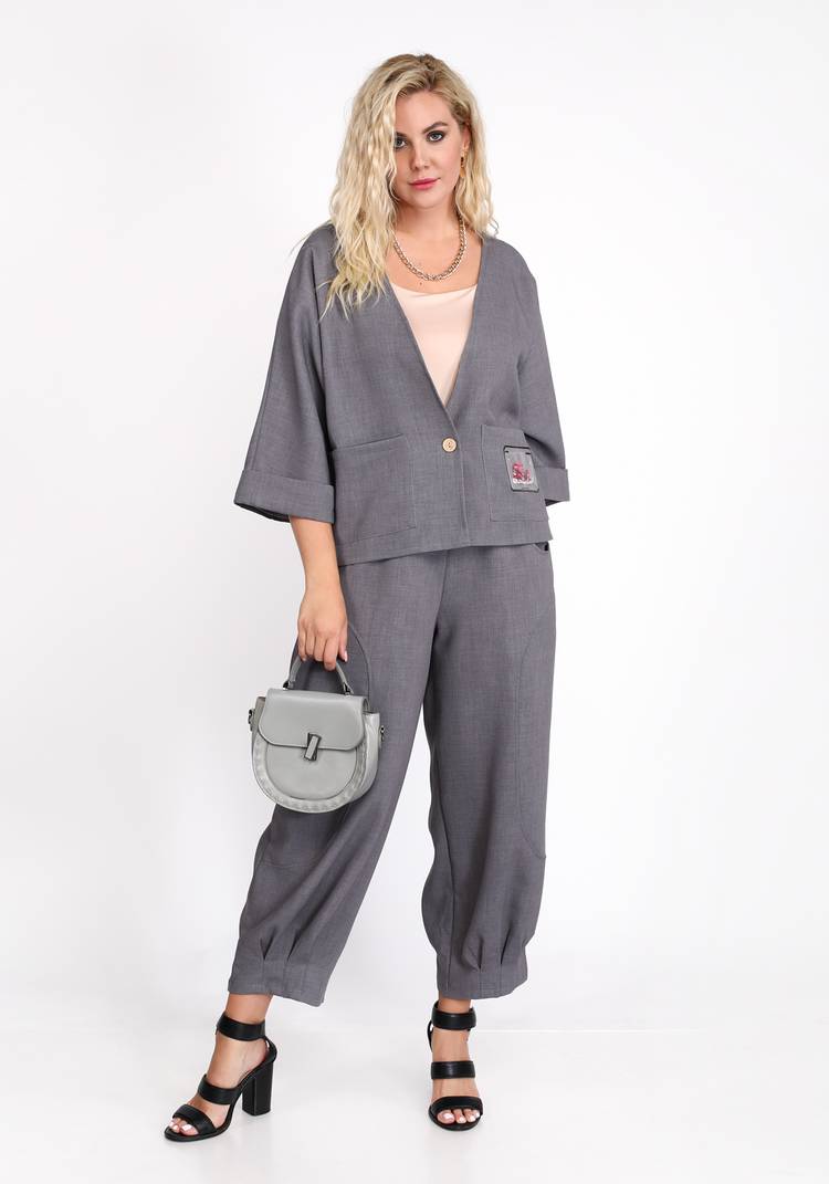 Брюки с защипами по низу шир.  750, рис. 3