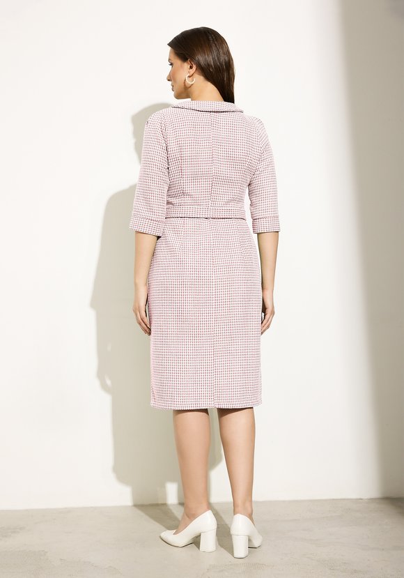 Платье на пуговицах с поясом в комплекте — купить за руб в магазине Леомакс