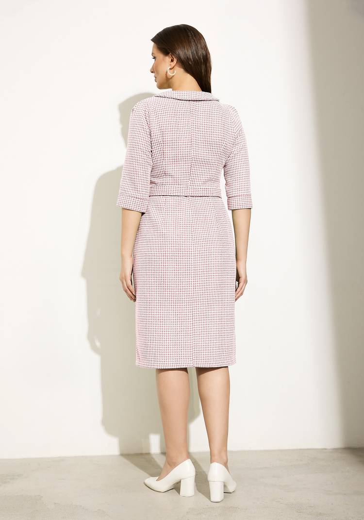 Платье на пуговицах с поясом в комплекте шир.  750, рис. 11