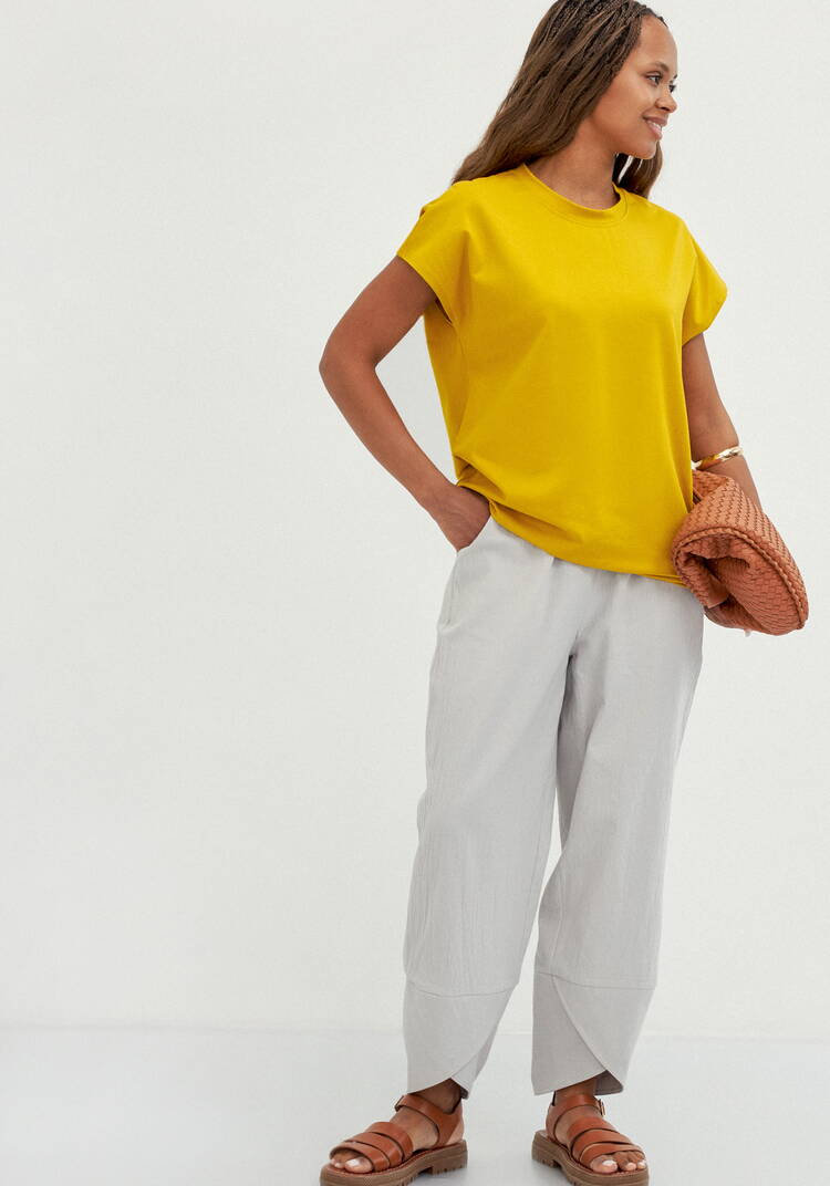 Футболка базовая со спущенным плечом шир.  750, рис. 30