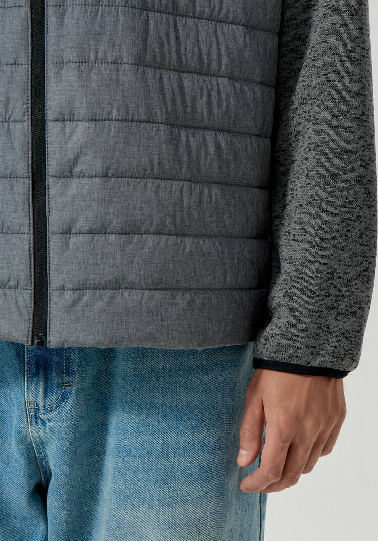 Куртка стеганая с рукавами из трикотажа шир.  750, рис. 6