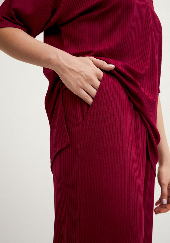 Брюки свободного кроя в рубчик шир.  580, рис. 29