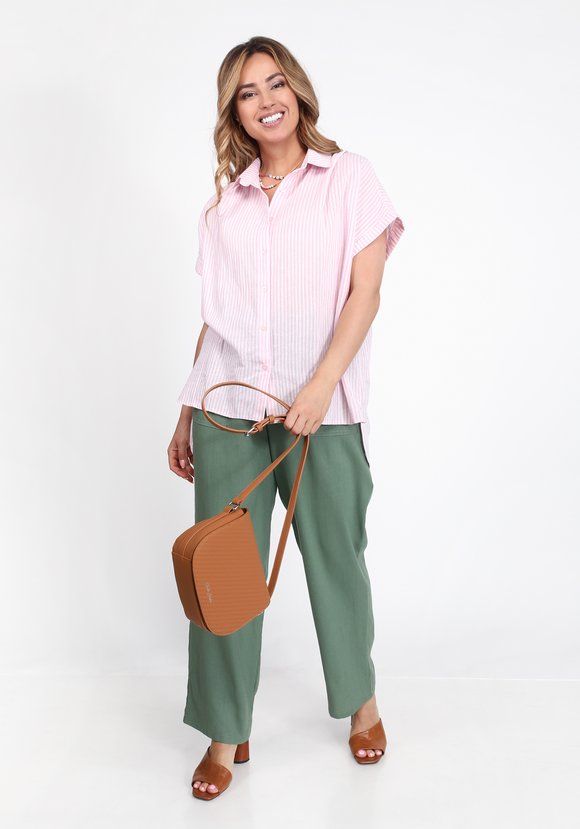 Блуза с цельнокроеным коротким рукавом шир.  580, рис. 1