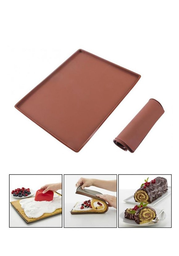 Противень для выпечки силиконовый (36х28 см) шир.  580, рис. 2