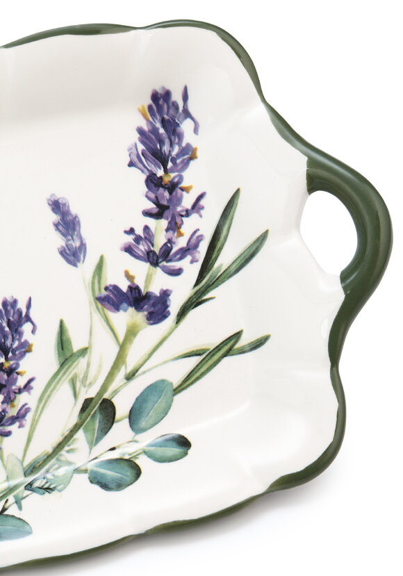 Блюдо с ручками Лаванда шир.  580, рис. 4