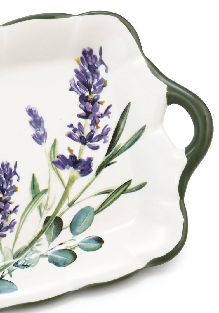 Блюдо с ручками Лаванда шир.  750, рис. 4