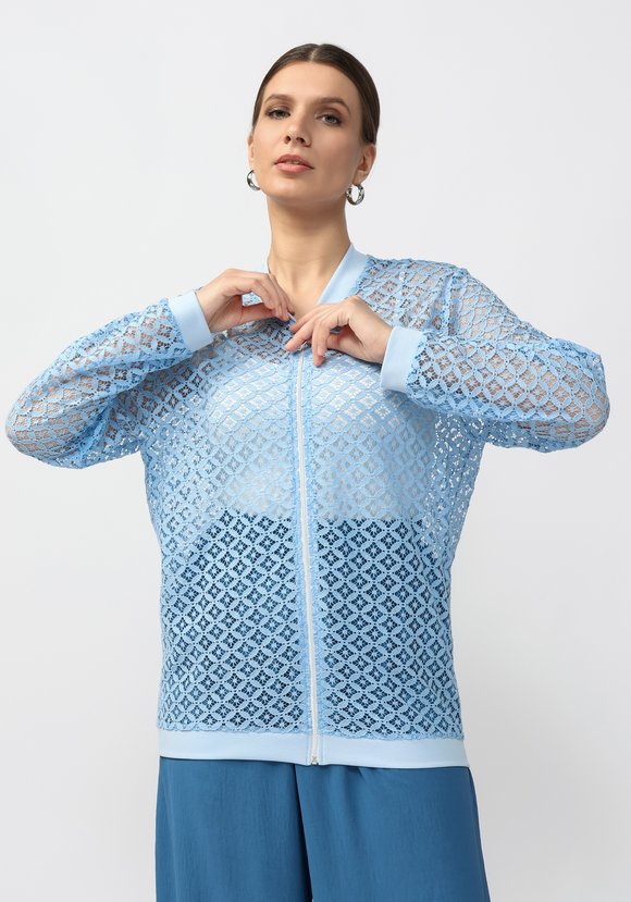 Бомбер кружевной Ребекка шир.  580, рис. 12