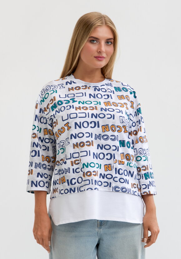 Блуза Евгения шир.  580, рис. 4