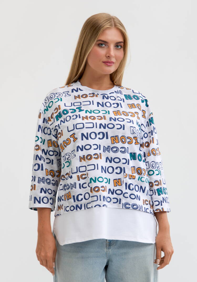 Блуза Евгения шир.  750, рис. 4