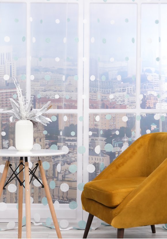 Тюль интерьерный Жемчужный дождь шир.  580, рис. 13