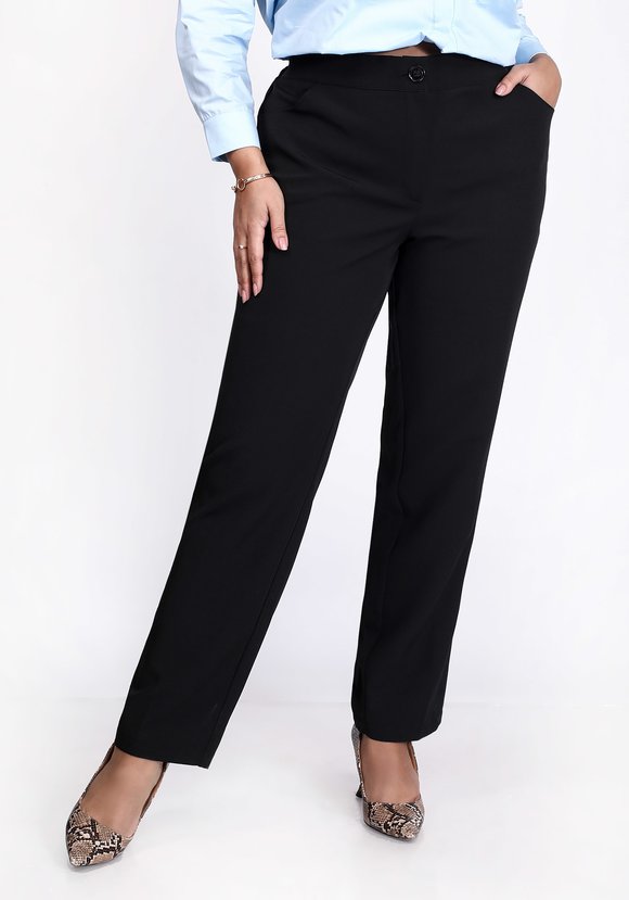 Брюки классические из костюмной ткани шир.  580, рис. 1