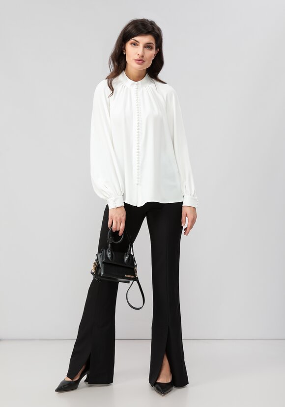 Блуза прямого силуэта с рукавом реглан шир.  580, рис. 11