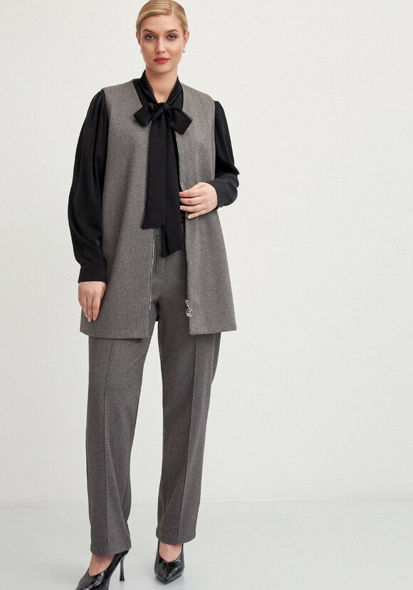 Брюки прямые трикотажныe шир.  580, рис. 7