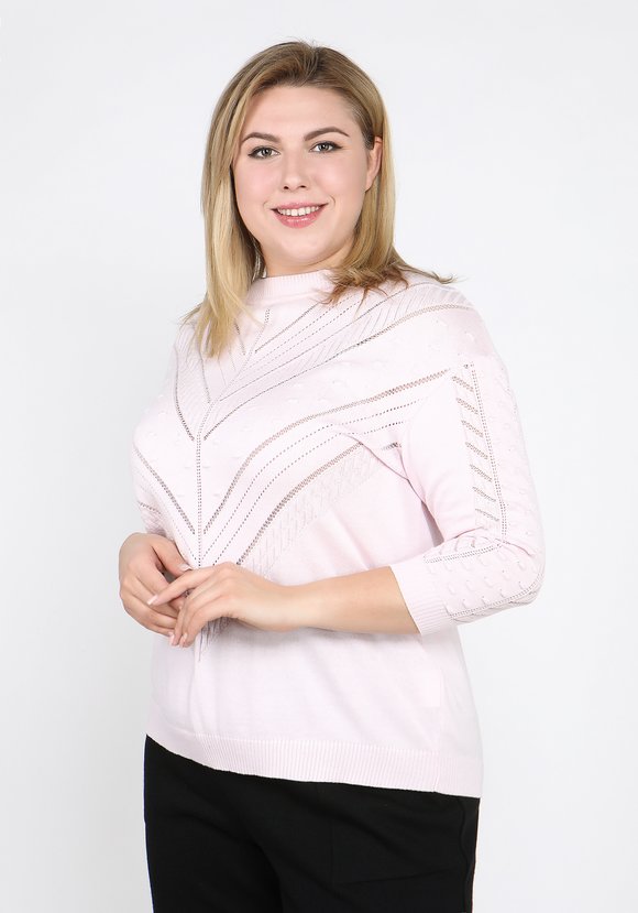 Джемпер ажурный со спущенным рукавом шир.  580, рис. 34