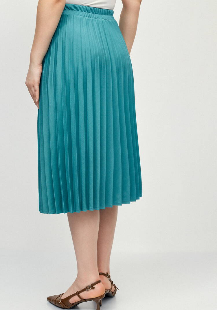 Юбка гофре из трикотажной ткaни шир.  750, рис. 17