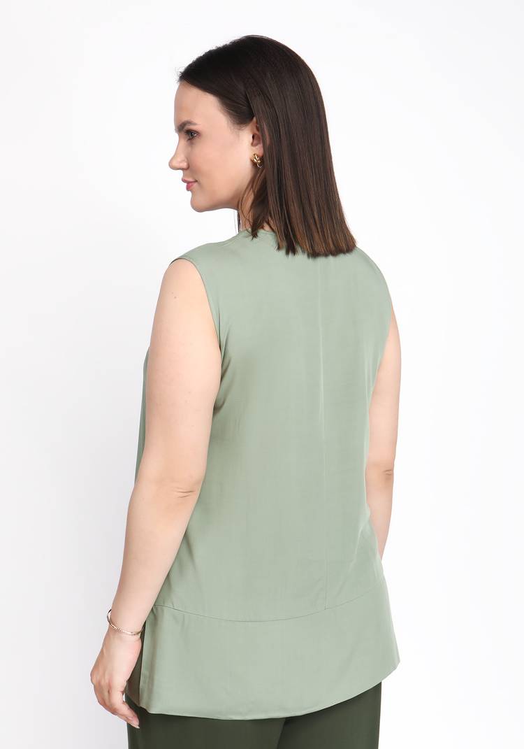 Блуза базовая без рукавов шир.  750, рис. 11