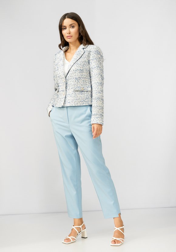 Жакет укороченный из твида шир.  580, рис. 2